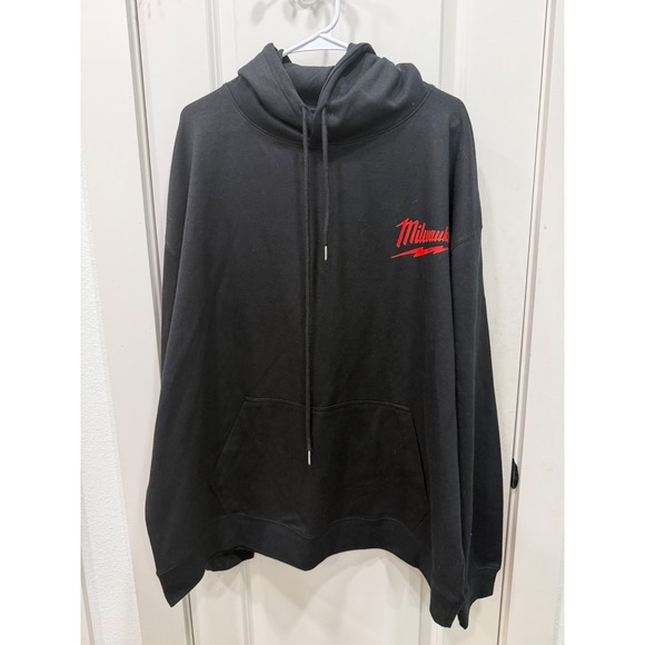 Freelect Milwaukee Tool Skull Hard Hat Graphic Hoodie Mens 3XL Black FL-H300